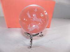 H&D Hyaline & Dora 60mm Crystal Ball with Stand Decorative Paperweight picture