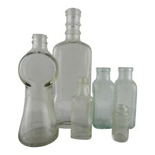Lot of 6 Vintage Bottles Decoration, USA Heavy, Mar-O Oil, Shampoo Mixed picture