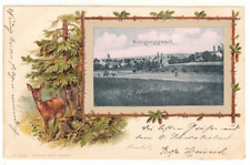 RARE 1904 Embossed UDB PC: View of Königseggwald Germany – Population:  1000 picture