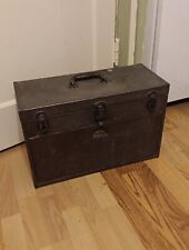 Vintage Kennedy 520 Brown Machinist Tool Chest Box 7 Drawers Old Storage Htf picture