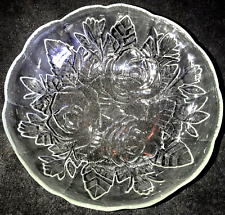 Vintage Pasori Indonesia Beautiful Frosted Bowl or Candy Dish with Gorgeous picture