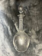 Elegant Baccarat Crystal Decanter w/ Stopper picture