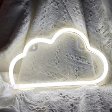  LED Cloud Neon Light for Wall Decor, Battery or USB Powered picture