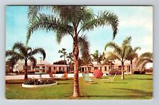 Clearwater FL-Florida, Grant Motel Exterior, Vintage Postcard picture