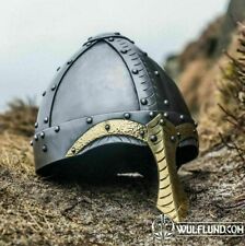 Halloween 18GA Steel Medieval Knight Steel Viking Helmet Norman Helmet picture