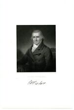 CASPAR WISTAR, American Physician & Anatomist. Engraving 9358 picture