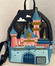 HTF Rare Loungefly Sleeping Beauty Castle Mini Backpack USED ONCE picture