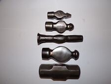 Lot of 5 Vintage Hammer Heads - 2 Marked Channellock - Forge - Anvil picture