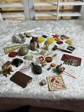 Vintage Miniature Lot, Glass Chair, Squirrel, Bee Bear & More  picture