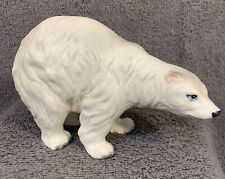 Vintage Ceramic White Polar Bear 3 3/4” Tall EUC picture