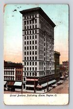 Dayton OH-Ohio, United Brethren Publishing, Horse & Wagon Vintage c1908 Postcard picture