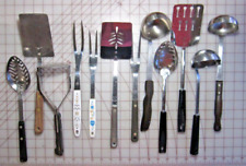 Kitchen Tools Vintage Flint Ekco Cutco Maid Robinson 12 Spatula Ladle Fork Mashe picture