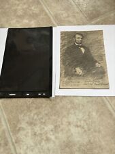 ABE LINCOLN Frank Liele’s Sketch Unknown 1864 Connell Signed Copyright picture
