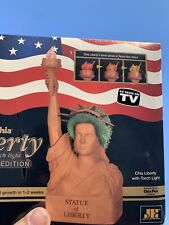 Vintage Chia Pet LIMITED EDITION Lighted Torch STATUE LIBERTY Special ❤️sj7m picture