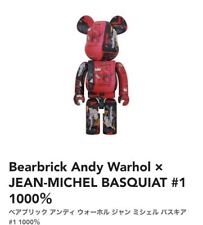 BE RBRICK Andy Warhol JEAN MICHEL BASQUIAT 1000   1 picture