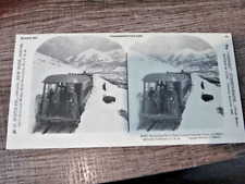 Vintage 1903 Victorian Stereograph Photo Cards Pike's Peak Colorado Cog Train picture