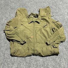 US Military Vehicle Crewman Coveralls Adult Medium Short Green FLAWS * picture