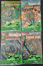 JURASSIC PARK #1-4 (1993) TOPPS COMICS FULL COMPLETE SERIES POLYBAGGED w CARDS picture