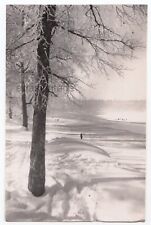 Distant figure Footprints Snow Unusual odd surreal abstract photo Error mistake picture