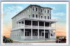 1924 WILDWOOD NJ THE DICKSON-PITTSBURG HOTEL JOHN C FUNCK ANTIQUE POSTCARD picture