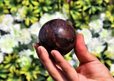 6CM Natural Garnet Stone Meditation Aura Spirit Chakra Energy Sphere Ball picture