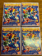 1996 Bandai Capcom Rockman 8 Mega Man Shokugan Toy Lot of 4 (B) picture