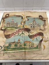 Early Crookston Minnesota Hand Painted Pillow Cover picture