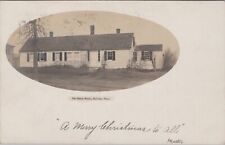 Oldest House Rutland Massachusetts Merry Christmas 1905 RPPC Photo Postcard picture