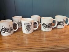 6 Vintage 1989 John Deere Coffee Mugs 