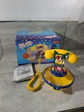 CIB M&M Candy Dish Telephone Mars Talks Collectible tested works W Box Vtg Phone picture