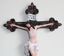 Catholic Cross Crucifix Saint Wall Cross Jesus Christ INRI Wall Gift Box picture