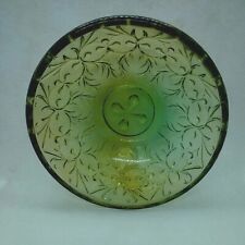 Art Glass Bowl 1930s depression Vintage 5