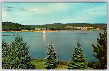 c1960s Lake Shawnee State Park Shellsburg Bedford Pennsylvania Vintage Postcard picture
