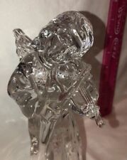 Mikasa Crystal Figurine Angel Violin Angelic Christmas Holiday Herald Fun picture