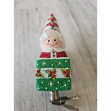 Patricia Breen cadeau elf Jack in the box elf clip ornament glitter Xmas tree gr picture