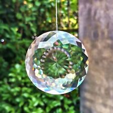 Crystal 75mm Pattern Pendant Lamp Hanging Suncatcher Single-hole Faceted Prism picture