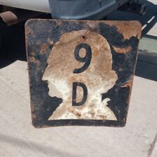 Antique Early Washington Highway Steel Sign. As Found. 22x24 picture