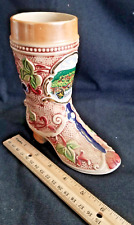 Gerz Wachmann 6-1/4” Ceramic Pottery Beer Boot Vase Decor picture