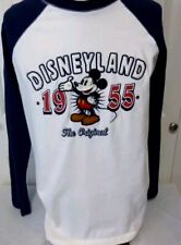 DISNEYLAND 1955/Vintage long sleeve jersey shirt embroidered Mickey/SMALL picture
