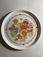 Vtg. Strawberry Shortcake 8” plate SiLite 3101 American Greetings picture
