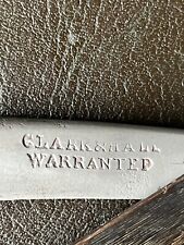 Antique Straight Razor By Clark & Hall Sheffield Late 1700's picture