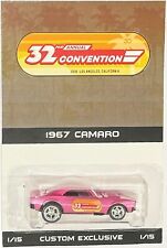 Pink 1967 CHEVY CAMARO CUSTOM Hot Wheels  32nd Annual Convention w/ RR 1/15 picture