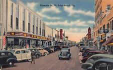 West Palm Beach FL Clematis Main Street McCrory Store Downtown Vtg Postcard T8 picture