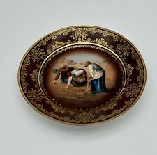 Exquisite 9.5-Inch Royal Vienna Harvest Plate – Hand-Painted w Gilded Detailing picture