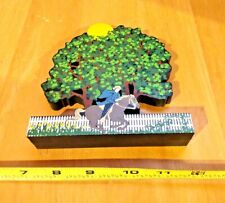 Shelia's Paul Revere's Ride 1998 Collectible Wood Shelf Sitter Nice Piece picture