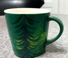 Child's Starbucks Christmas green pine tree  Mug Pup Cup mini demitasse 2 oz picture
