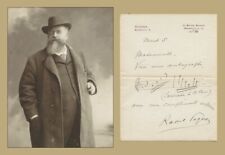 Raoul Pugno (1852-1914) - French composer - Rare autograph musical quote signed picture