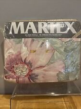 Vintage Martex Percale King Fitted Sheet Beau Rivage II Floral NOS picture