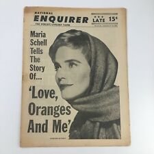National Enquirer Paper September 4 1960 Maria Schell Story of Love Oranges & Me picture