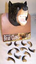 36 BLACK BEAR 2 inch REPLICA CLAWS bears nails WILD animal claw LOT new items  picture